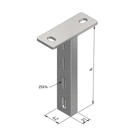 13420 Trayco P21 0600 SS Hängestiel Pendant Produktbild front M
