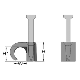 262218 Haupa Nagelschellen 7 10 weiss Produktbild