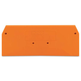 281-326 Wago Abschluss  und Zwischenplatte 2,5 mm dick orange Produktbild