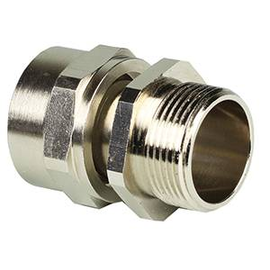 2607110 Anamet FIXED FITTING STRAIGHT NICKEL PLATED BRASS, IP 54 Pg 11 FC Produktbild front M