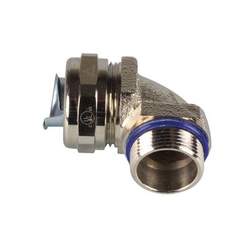7109161 Anamet 90° COMPACT FITTING NICKEL PLATED BRASS, IP 66/67   Pg 16   Produktbild Front View L