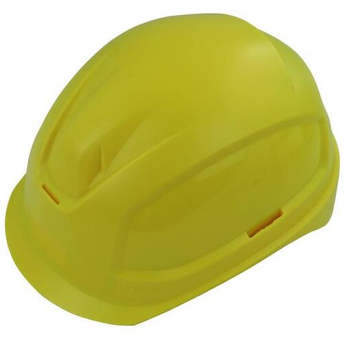 785705 Dehn Schutzhelm gelb Produktbild Front View L