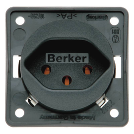 962492505 Berker BERKER INTEGRO SSD mit Schutzkontakt Schweiz Typ 13 anthrazit  Produktbild
