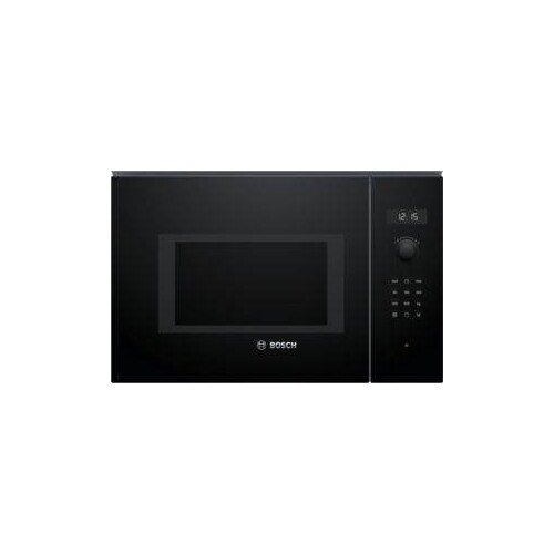 BEL554MB0 Bosch Einbau Mikrowelle 900W schwarz HxBxT: 382x594x388mm Produktbild Back View L