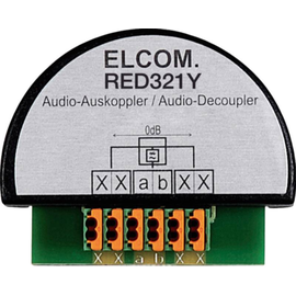 RED321Y Elcom ELCOM Audio Auskoppler UP 2D Video schwarz Produktbild