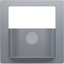 80960483 Berker KNX S.1/B.x Abdeckung für Bewegungsmelder-Modul, alu matt Produktbild front M