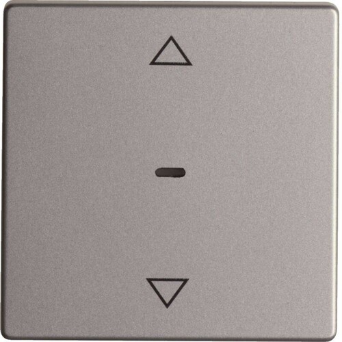 85241124 Berker Q.x .Net Jalousie-Taste, alu samt Produktbild Front View L