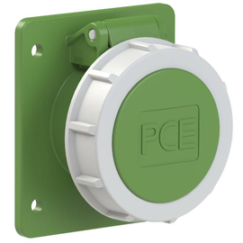 3832-3f87v PC-Electric CEE- Anbausteckdose gerade 75x85mm 16A 3p 24 Produktbild front M