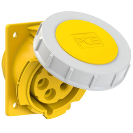 4252-4f78 PC-Electric CEE-Anbausteckdose schräg (80x97mm) 32A 5p 4h IP67 Produktbild front M