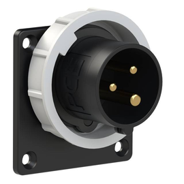 6132-7 PC-Electric CEE- Anbaugerätestecker 75x75 gerade 16A 3p Produktbild front M