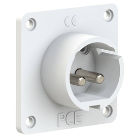 682-10v PC-Electric CEE- Anbaugerätestecker gerade 70x70mm 16A 2 Produktbild front M
