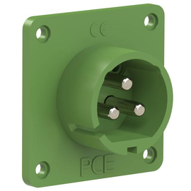 693-4v PC-Electric CEE- Anbaugerätestecker gerade 70x70mm 32A 3 Produktbild front M