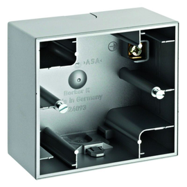 10417003 Berker BERKER K.5 Aufputz Gehäuse 1fach Aluminium Produktbild front M