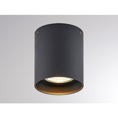 305-602527b Tecnico AEON SMALL ROUND AB LEUCHTE schwarz matt RAL 9005 LED Produktbild