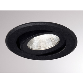 305-0040680202706 Tecnico AGON ROUND EB STRAHLER schwarz matt RAL 9005 LED 5W Produktbild