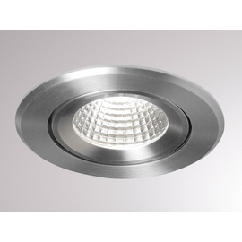 305-0040680402715 Tecnico AGON ROUND EB STRAHLER Aluminium gebürstet LED 5W Produktbild