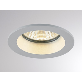 308-0010790302704 Tecnico CHICCO ROUND EB STRAHLER silber matt RAL 9006 LED 7W Produktbild front M