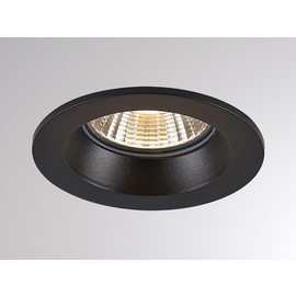 308-0010790303006 Tecnico CHICCO ROUND EB STRAHLER schwarz matt RAL 9005 LED 7W Produktbild