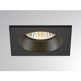 308-0020790302706 Tecnico CHICCO SQUARE EB STRAHLER schwarz matt RAL 9005 LED 7W Produktbild