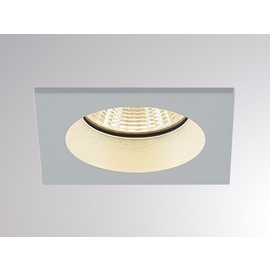 308-0020790303004 Tecnico CHICCO SQUARE EB STRAHLER silber matt RAL 9006 LED 7W Produktbild front M