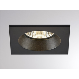 308-0020790303006 Tecnico CHICCO SQUARE EB STRAHLER schwarz matt RAL 9005 LED 7W Produktbild front M