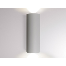 472-0050890003004 Tecnico BEN ROUND WL silber matt RAL 9006 2x LED Produktbild front M