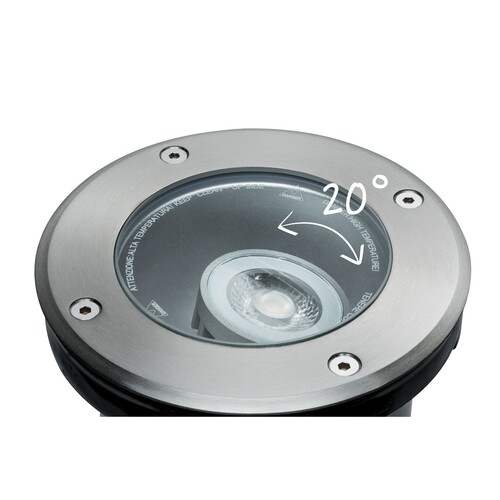 93907 Paulmann Outdoor Plug+Shine Boden EBL IP67 480lm 3000K 6W 24V 20° schwenk Produktbild Back View L