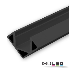 113172 Isoled LED Eckprofil CORNER11 Aluminium pulverbeschichtet schwarz RAL Produktbild
