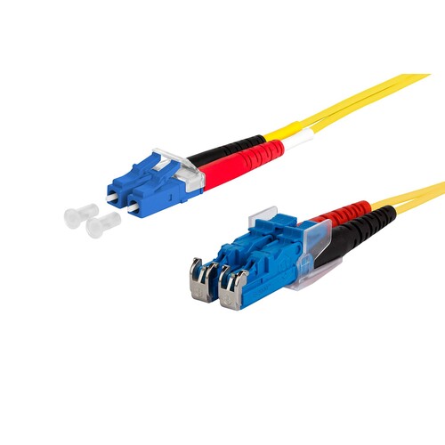 151P1JOMOA5E Metz LWL Duplex Patchkabel E9/125 OS2 LC/E2000 15m Produktbild