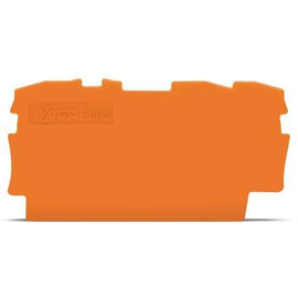 2000-1392 Wago Abschluss  und Zwischenplatte 0,7 mm dick orange Produktbild