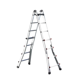 146710 Cimco ALU TELESKOP LEITER 2X10 STUF. Produktbild