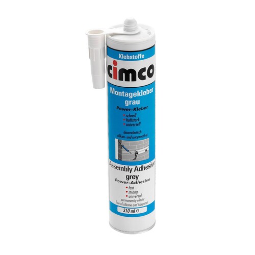 151156 Cimco MONTAGEKLEBER GRAU 310 ML Produktbild