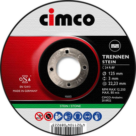 208922 Cimco Korund Trennscheibe Stein 125 Produktbild