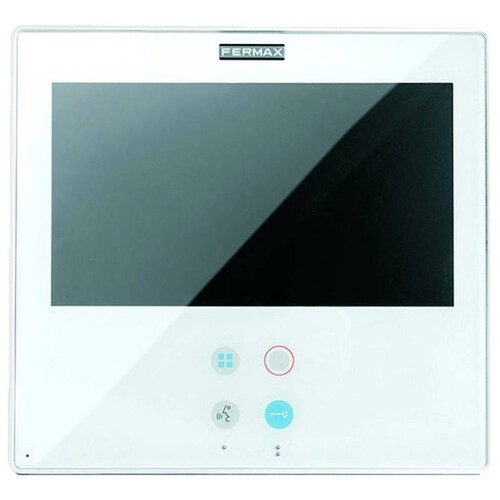 F01650 Fermax FERMAX LYNX Basic Smile 7 Monitor weiß Produktbild Front View L