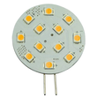 33820 Scharnberger+H. LED Leuchtmittel 12SMD Modul Ø30mm G4 10 30VDC 10 18VAC  Produktbild