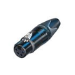 NTR-NC4FXX-BAG Neutrik XLR Kabelbuchse 4 N/A XX Lötverbindung schwarz Produktbild front S