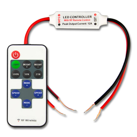 113306 Isoled LED Strip Mini Funk Dimmer, 12 24V, 6A Produktbild