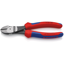 74 02 180 Knipex Kraftseitenschneider Produktbild