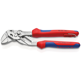 86 05 180 T Knipex Zangenschlüssel mit Mehrkomponenten-Griffhülle Produktbild