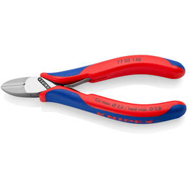 77 02 130 Knipex Elektronik-Seitenschneider Produktbild