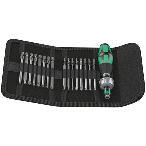 05051040001 Wera Kraftform Kompakt 60 RA mit Ratschenfunktion, in Gürteltasche Produktbild