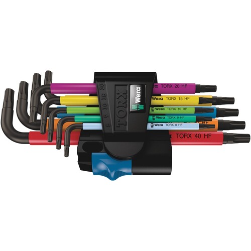 05024179001 Wera 967/9 TX Multicolour HF Winkelschlüsselsatz Produktbild