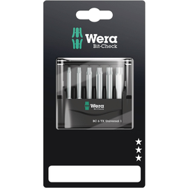 05073637001 Wera 6 TORX® Bits in 50 mm Länge im Mini-Check Produktbild