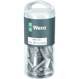 05072449001 Wera 100 Bits in 25 mm Länge, in Großpackung Produktbild