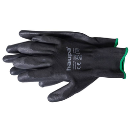 120300/10 Haupa PU Textil Handschuh schwarz Gr. 10 Produktbild