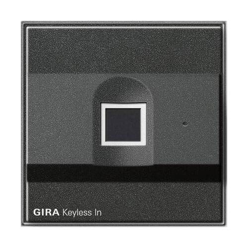 261767 Gira Gira Keyless In Fingerprint Leseeinheit Gira TX_44 Anthrazit Produktbild Front View L