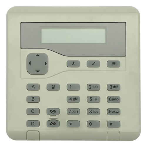 KEY-KP01 Eaton Code Bedienteil verkabelt für i ON Serie mit LCD Display (hinterg Produktbild Front View L