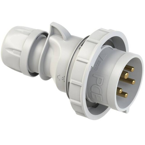 0152-1 PCE CEE Stecker 5x16A 1h IP67 1 Uhr Produktbild Front View L