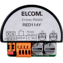 RED114Y Elcom ELCOM Schaltrelais 1fach mit Eingang UP 2D Video schwarz Produktbild