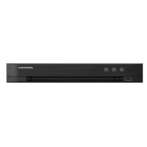 GD-RT-AP5004P Grundig 4 Kanal HD-TVI TVI/Analog/IP Hybrid Rekorder ohne Festp Produktbild Front View L